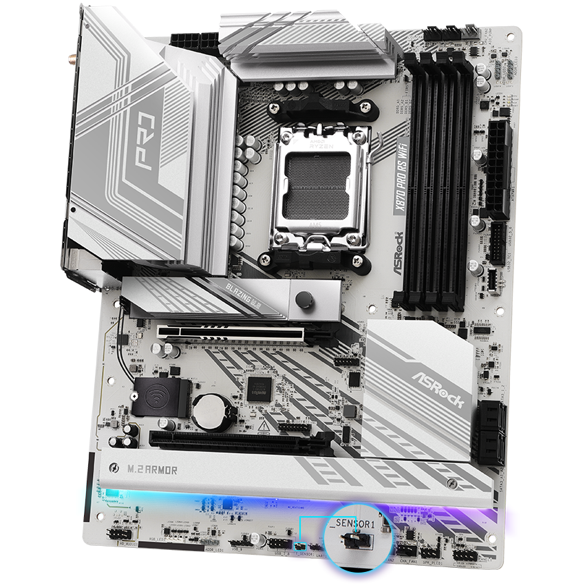 ASRock X870 PRO RS WiFi AM5 ATX Motherboard - Newegg.com